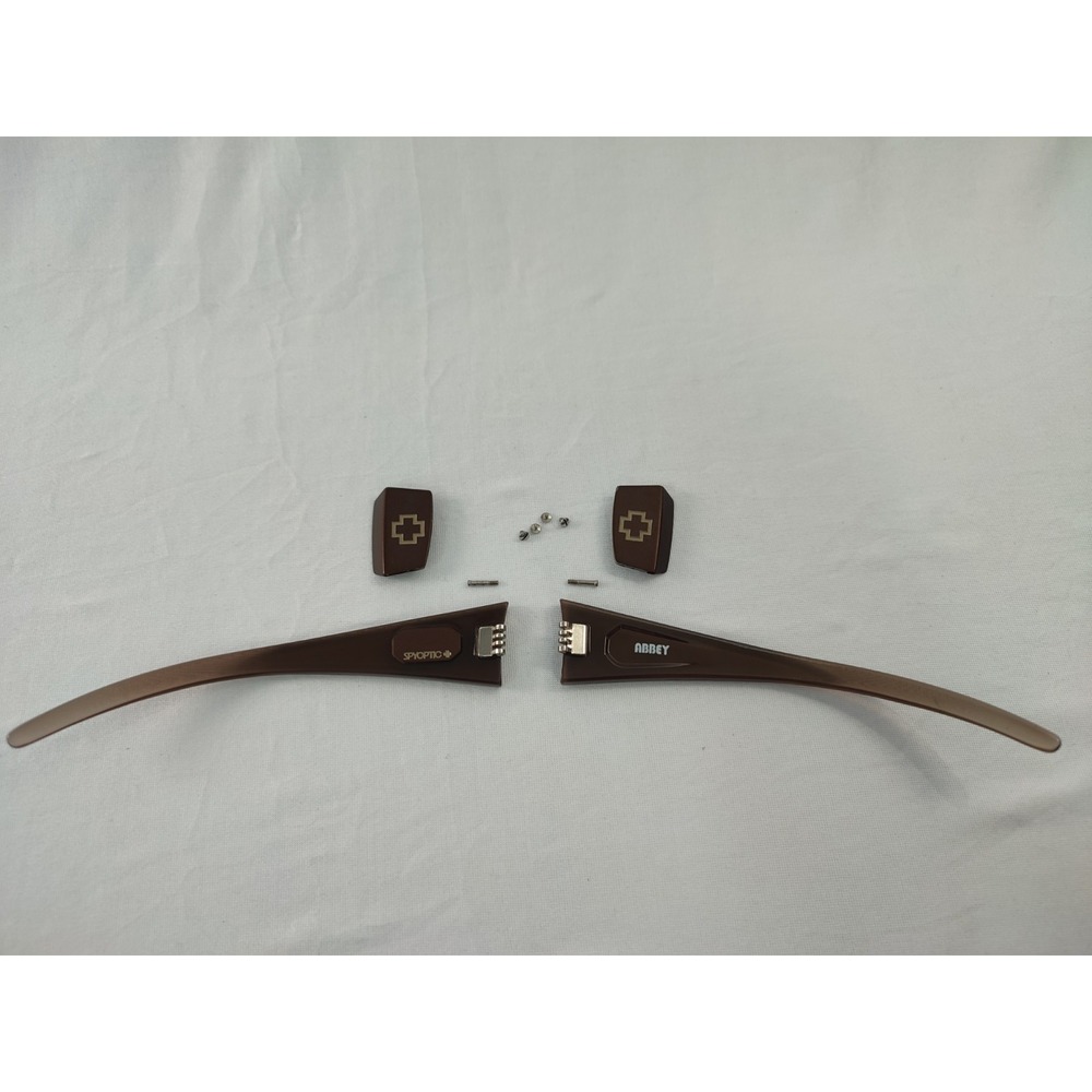 Spy Optic Abbey Sunglasses Replacement Arms Temples Brown Bronze Set Screws Kit